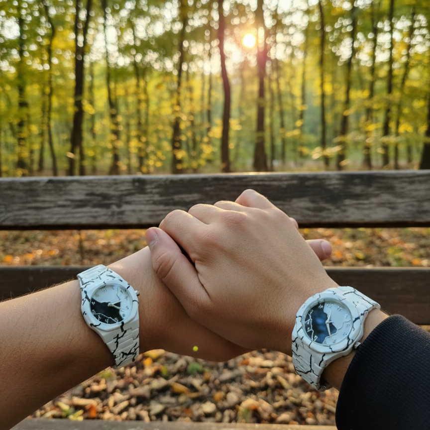 Tiger Aura Couple Watch Set Elite Vibe