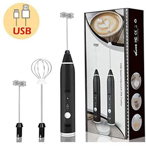 2-in-1 Rechargeable Coffee Beater & Electric Milk Frother Elite Vibe