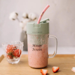 Professional Mini Juicer – Portable Blender & Smoothie Maker with Built-In Straw Elite Vibe