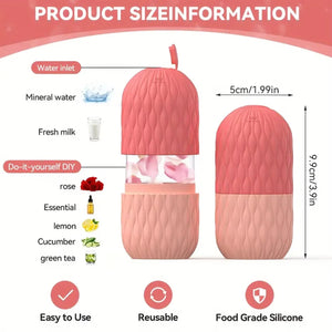 Silicone Ice Cube Facial Roller & Cleansing Scrub Elite Vibe