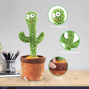 Dancing, Talking Cactus | Tree Cactus Plush Toy Elite Vibe