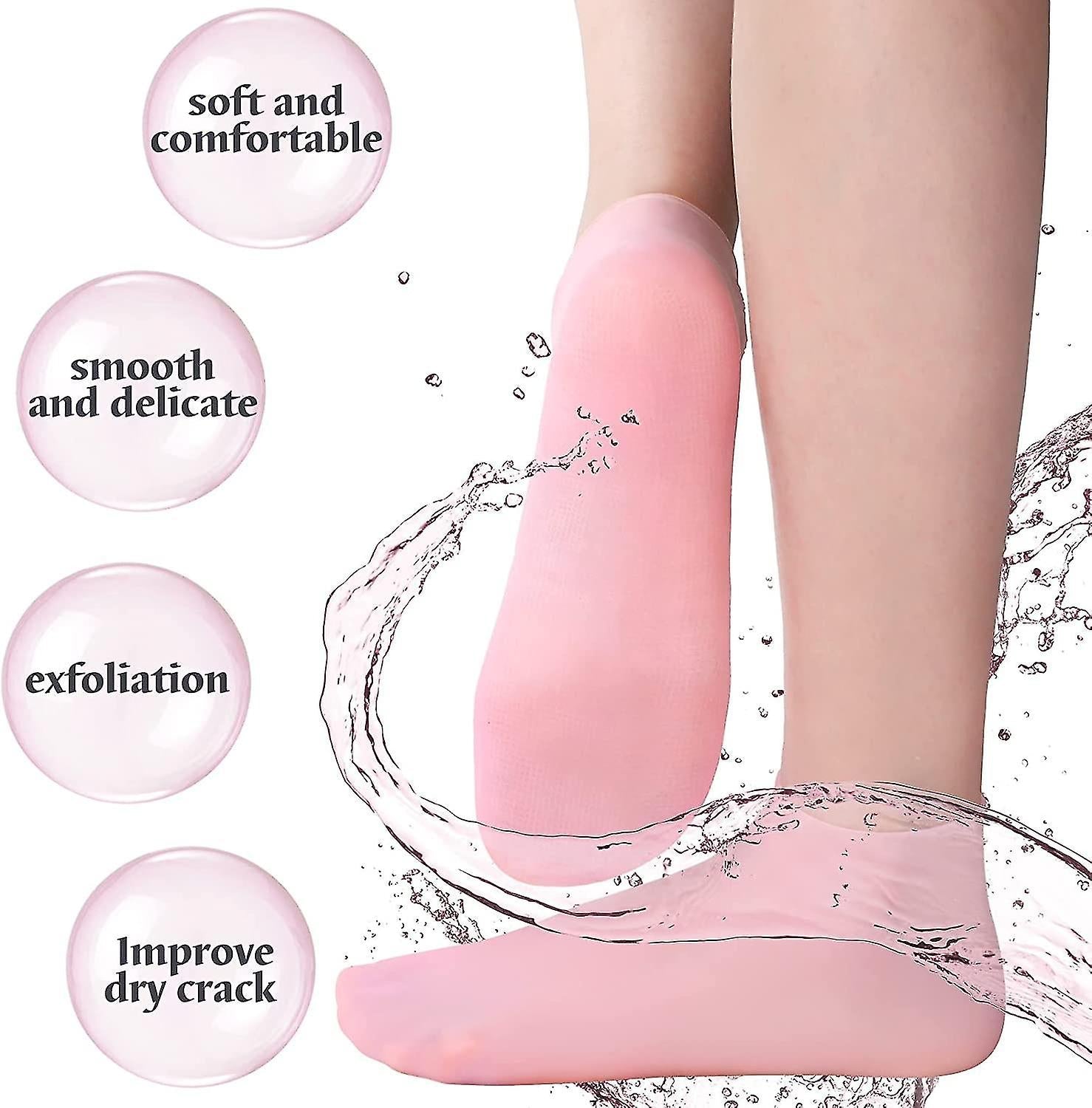 Silicone Jelly Socks Gel Moisturizing Socks Foot Elite Vibe