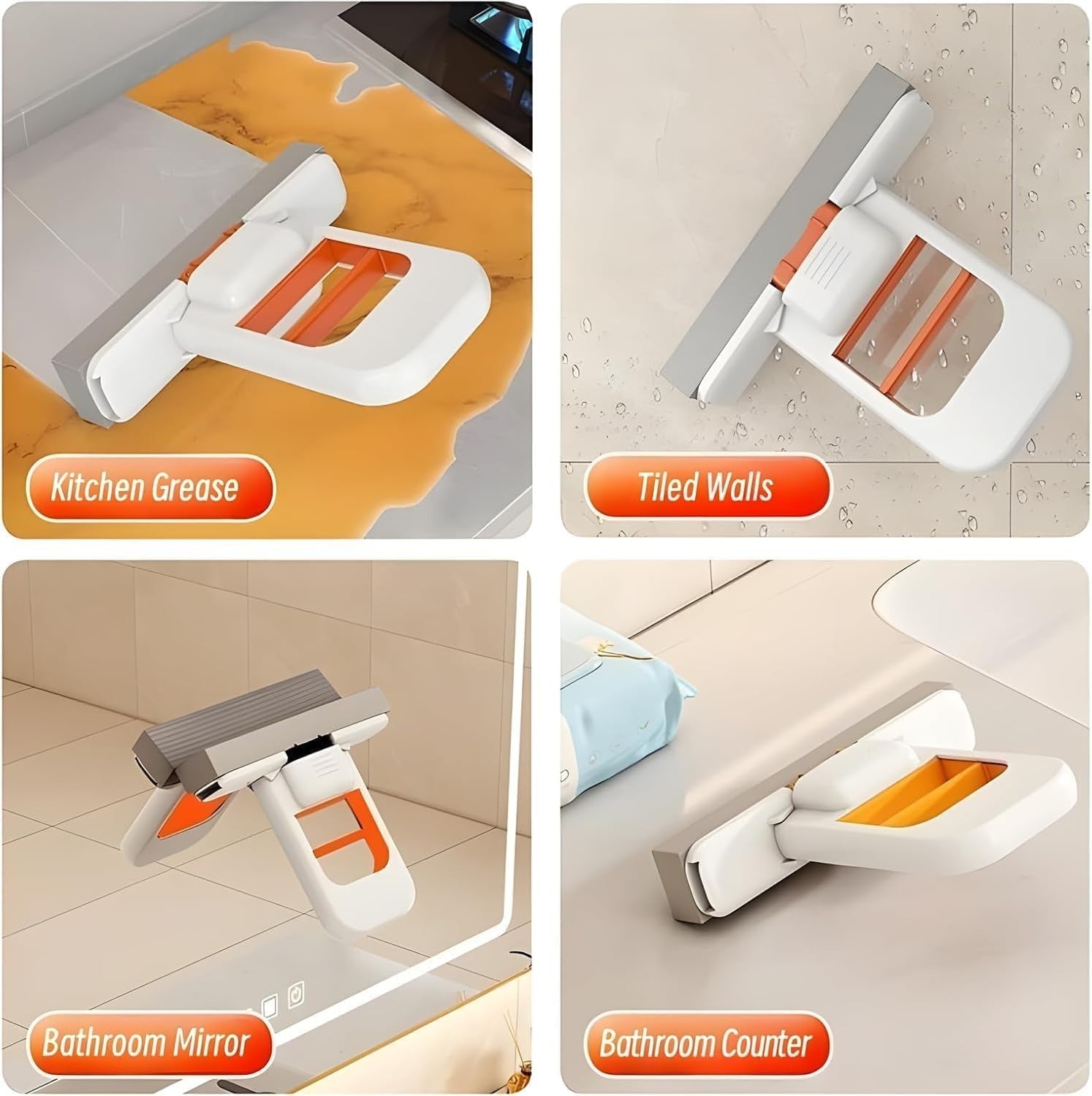 Foldable Desktop Mini Sponge Mop | Portable Wet & Dry Cleaning Elite Vibe