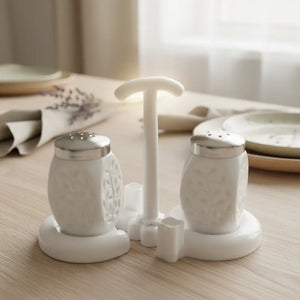 Premium Kitchen Salt and Sugar Pot Set – Stylish Aluminium Storage Elite Vibe