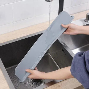 Silicone Sink Splash Guard with Suction Cups | Flexible Water Stopper Elite Vibe