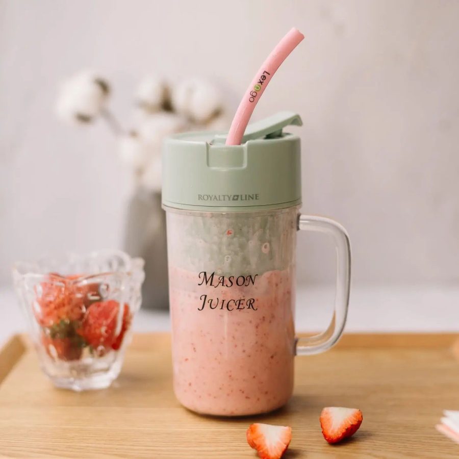 Professional Mini Juicer – Portable Blender & Smoothie Maker with Built-In Straw Elite Vibe