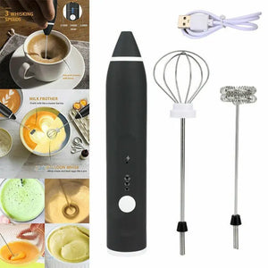 2-in-1 Rechargeable Coffee Beater & Electric Milk Frother Elite Vibe