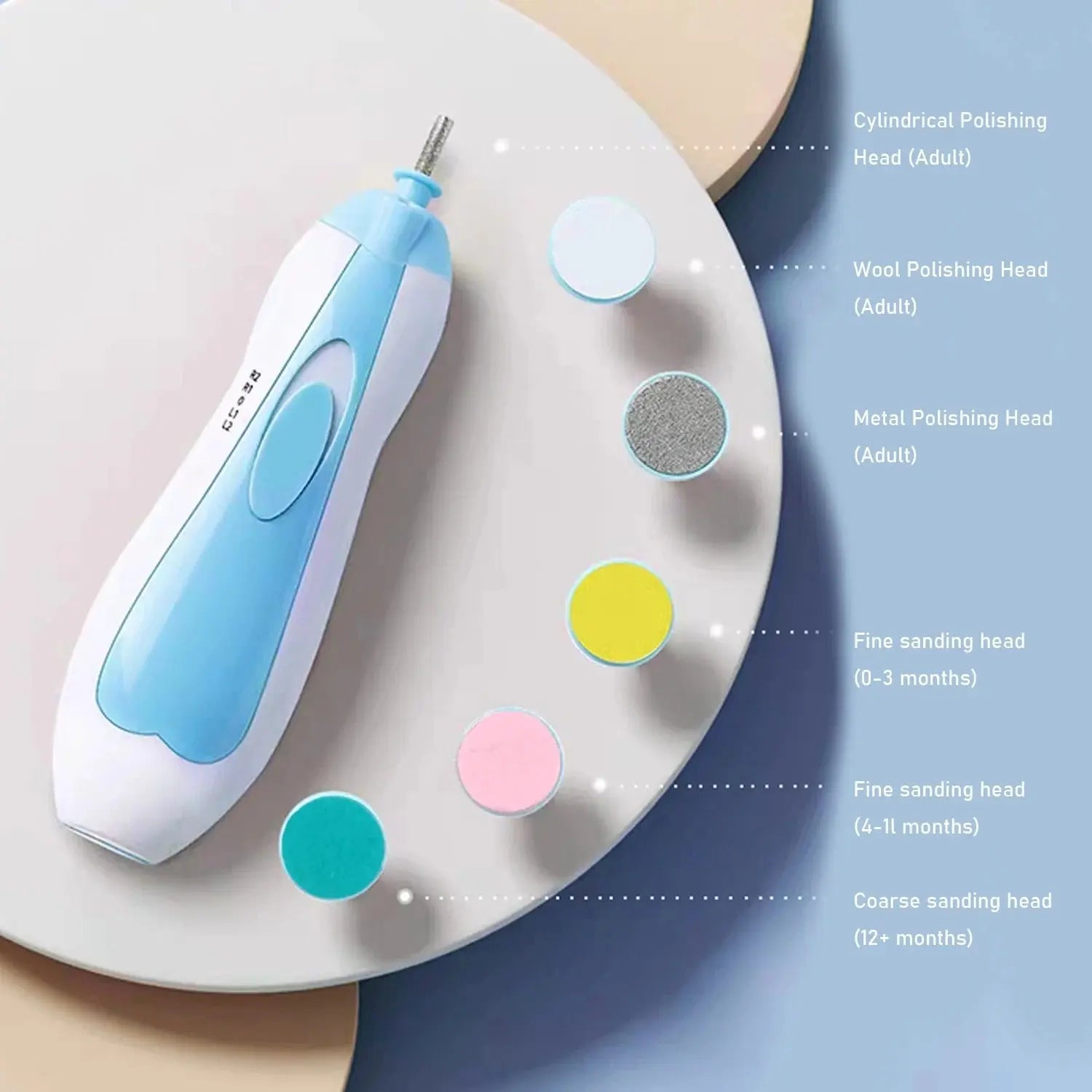Electric Baby Nail Trimmer & Clipper Set Elite Vibe