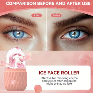 Silicone Ice Cube Facial Roller & Cleansing Scrub Elite Vibe