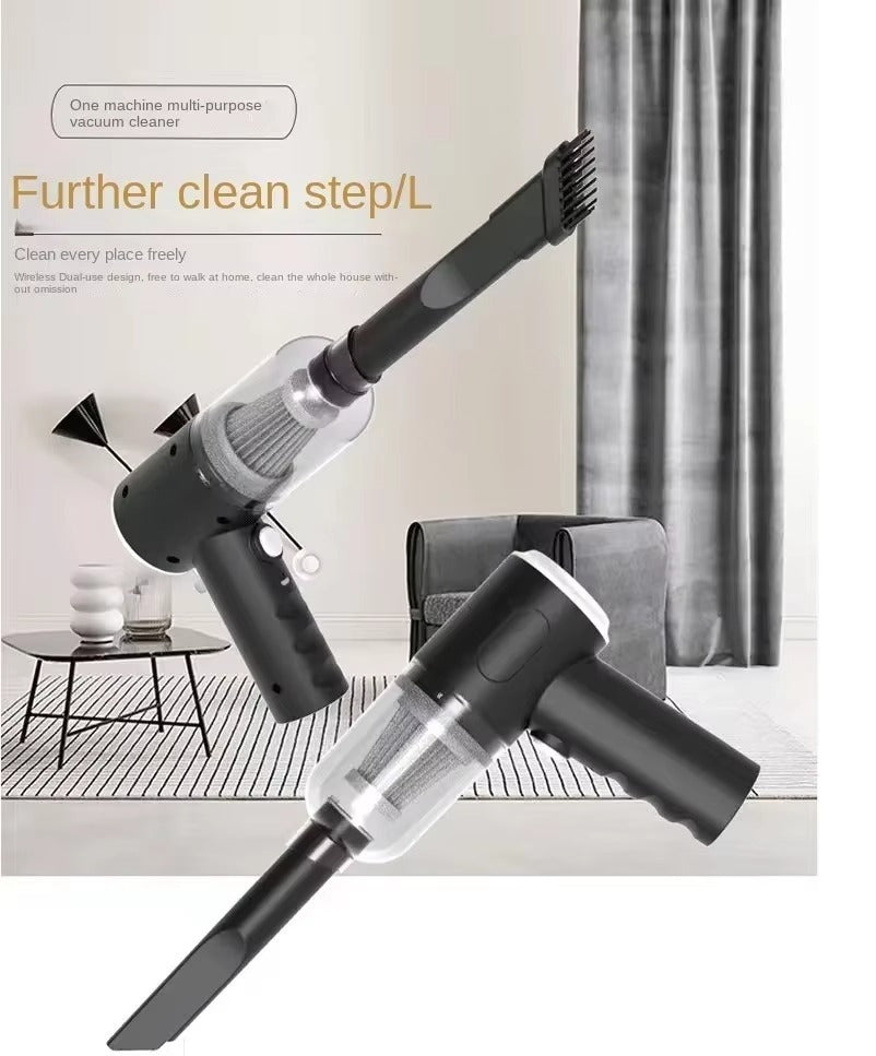 3 in 1 Portable Wireless Vacuum Cleaner – High Power Suction, Air Pump & Duster for Home, Car & Laptop Elite Vibe