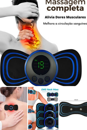 Ems Butterfly Portable Neck Massager | Best Quality Ems Butterfly Massager – Rechargeable Massager – Ms Foot Massager Pad Improve Blood Circulation Elite Vibe